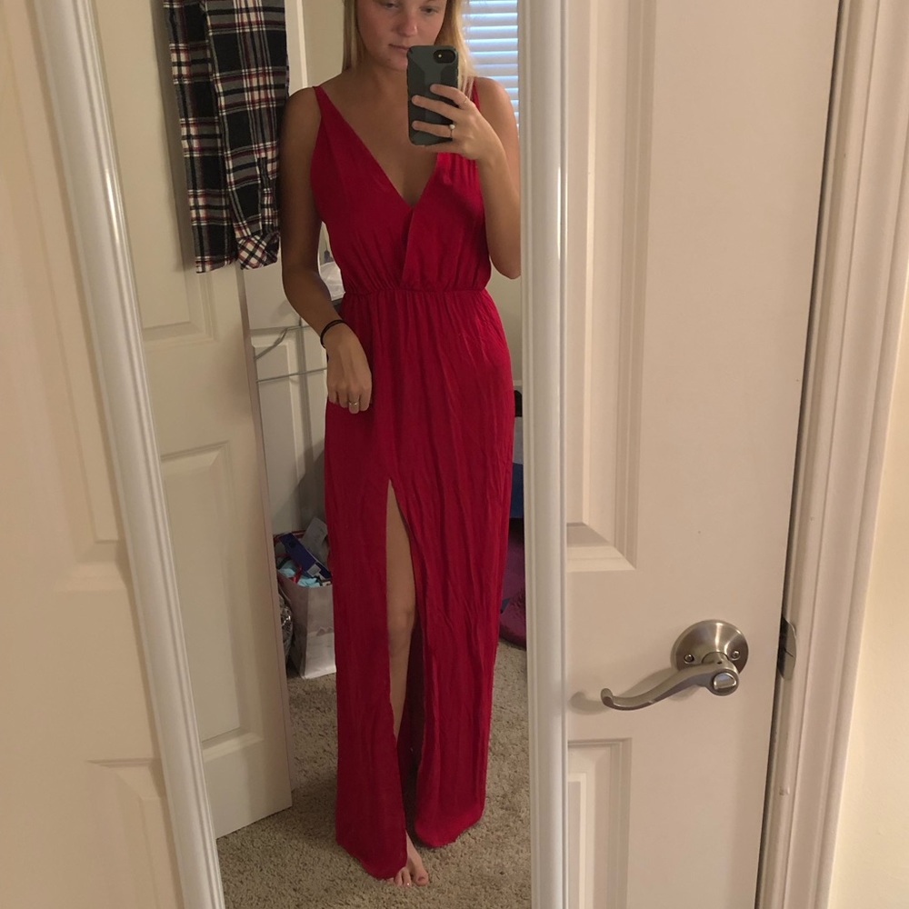 Blue life maxi dress